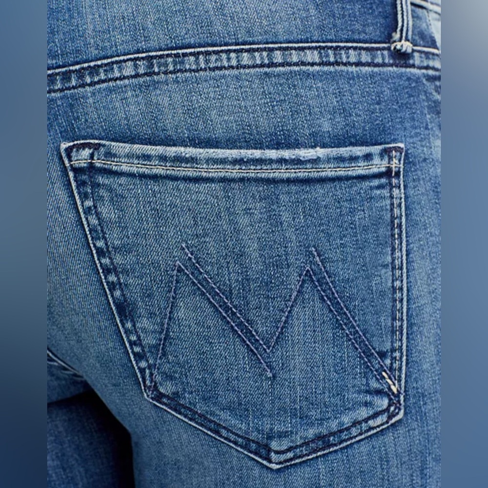 Mother Jeans - the mid rise dazzler ankle fray "weekend warrior" - Picture 4 of 5